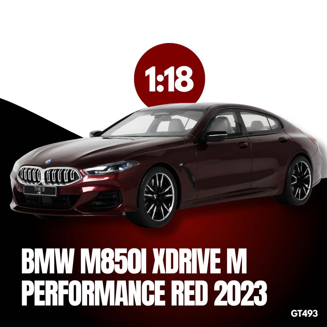 [GT SPIRIT] 1:18 BMW M850i XDrive M Performance Aventurine Red 2023 [GT493]