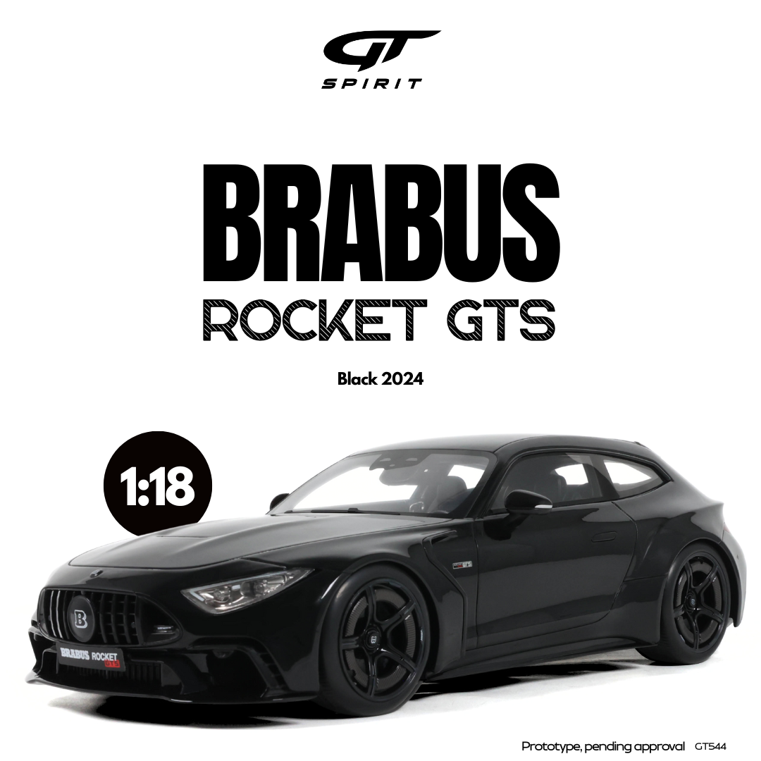[GT SPIRIT] 1:18 Brabus Rocket Gts Black 2024 [GT544]