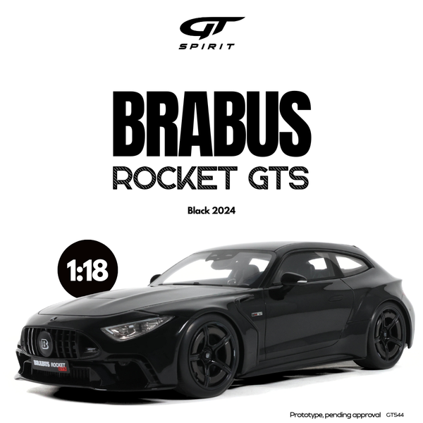 [GT SPIRIT] 1:18 Brabus Rocket Gts Black 2024 [GT544]