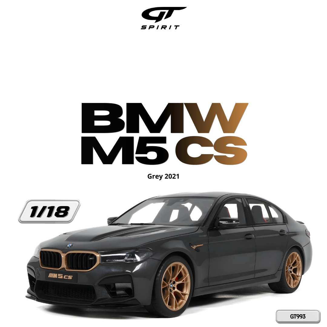 [GT SPIRIT] 1:18 BMW M5 CS Grey 2021 [GT993]