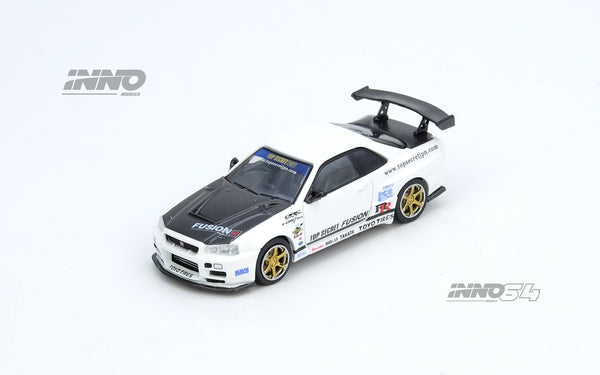 [INNO64] Top Secret R34 GT-R White