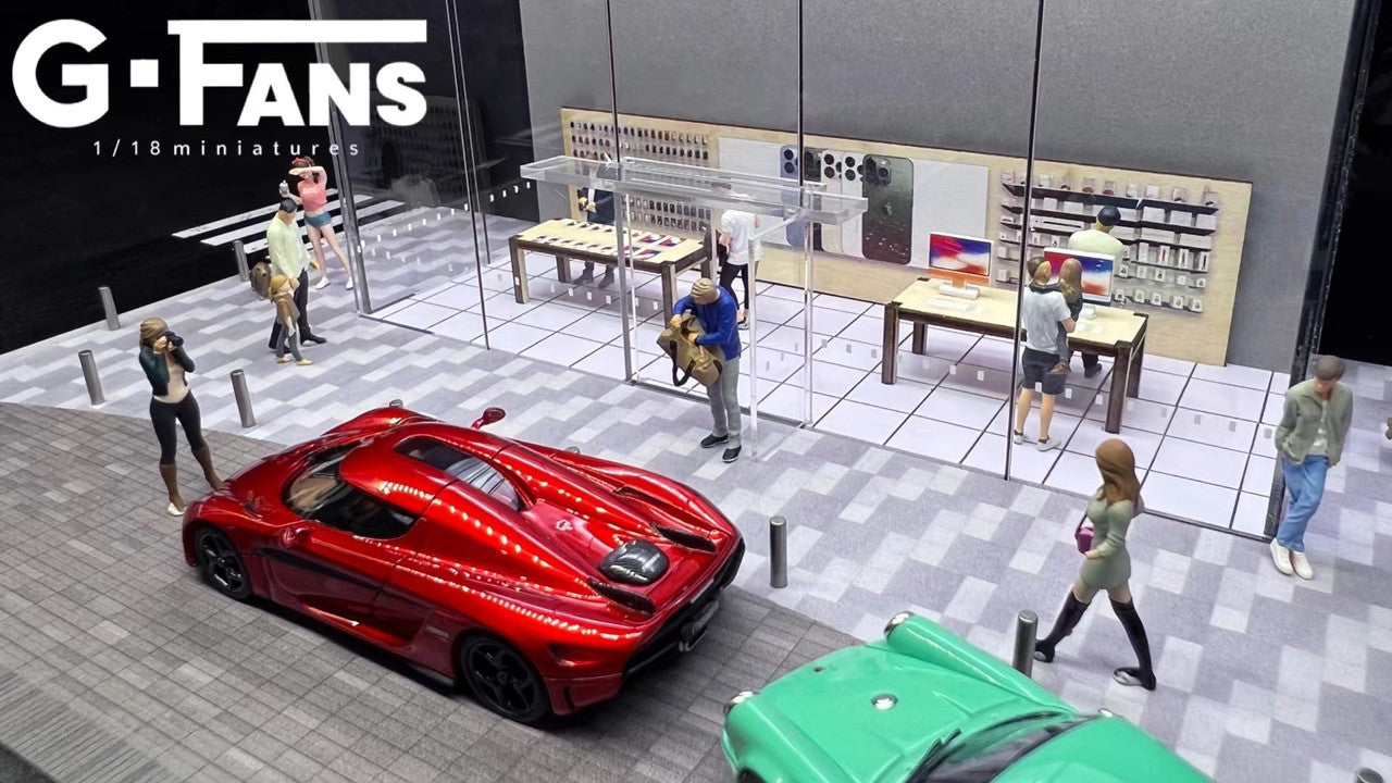 G-Fans 1/64 Apple Store Building Diorama [710032]