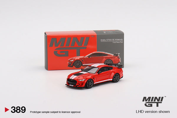 Mini GT Shelby GT500 SE Widebody Ford Race Red (LHD) - Toy Space Diecast Online Store Singapore