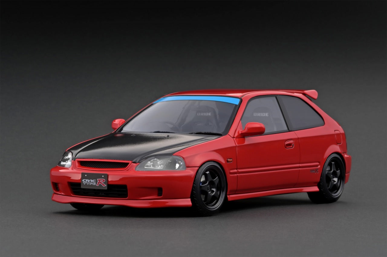 Ignition Model 1/18 Honda Civic (EK9) Type R Red [IG2677] - Toy Space Diecast Online Store Singapore
