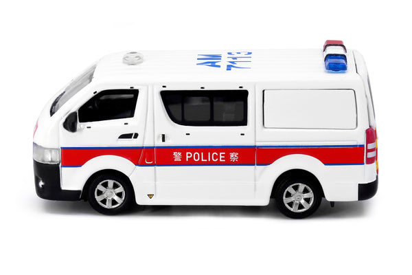 Tiny City 02 Diecast - Toyota Hiace Police Tseung Kwan O District (AM7113) - Toy Space Diecast Online Store Singapore