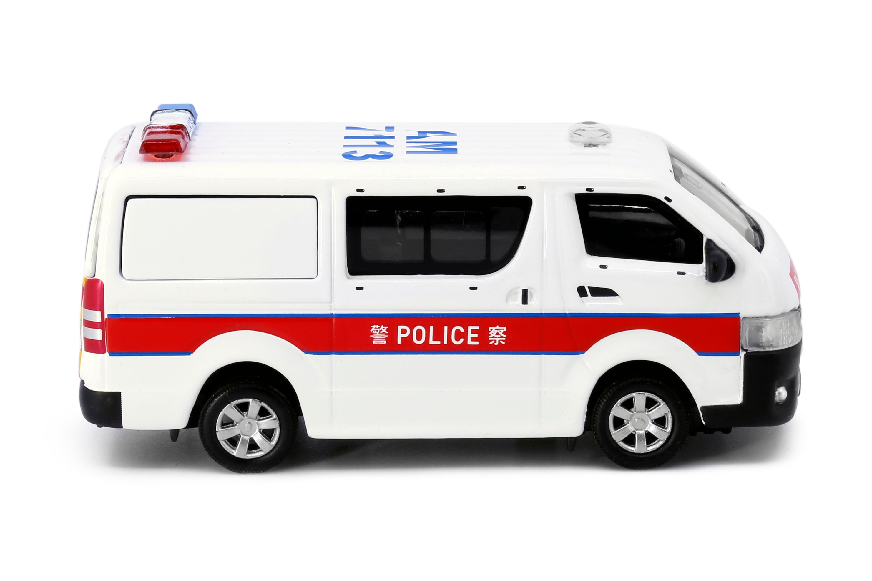 Tiny City 02 Diecast - Toyota Hiace Police Tseung Kwan O District (AM7113) - Toy Space Diecast Online Store Singapore