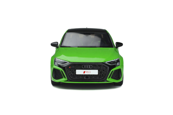 GT Spirit 1/18 2021 Audi RS3 Sedan 2021 Kyalami Green [GT414] - Toy Space Diecast Online Store Singapore