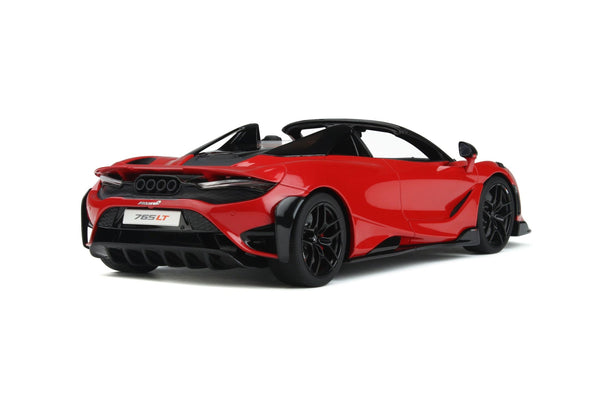 GT Spirit 1/18 McLaren 765LT Spider 2021 Vermillon Red [GT420] - Toy Space Diecast Online Store Singapore