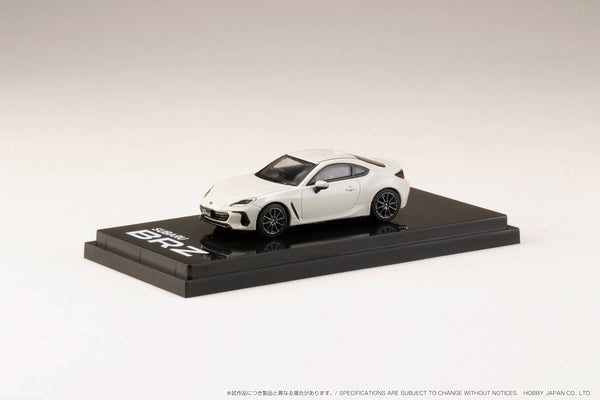 Hobby Japan 1/64 Subaru BRZ (ZD) S - Crystal White Pearl - Toy Space Diecast Online Store Singapore