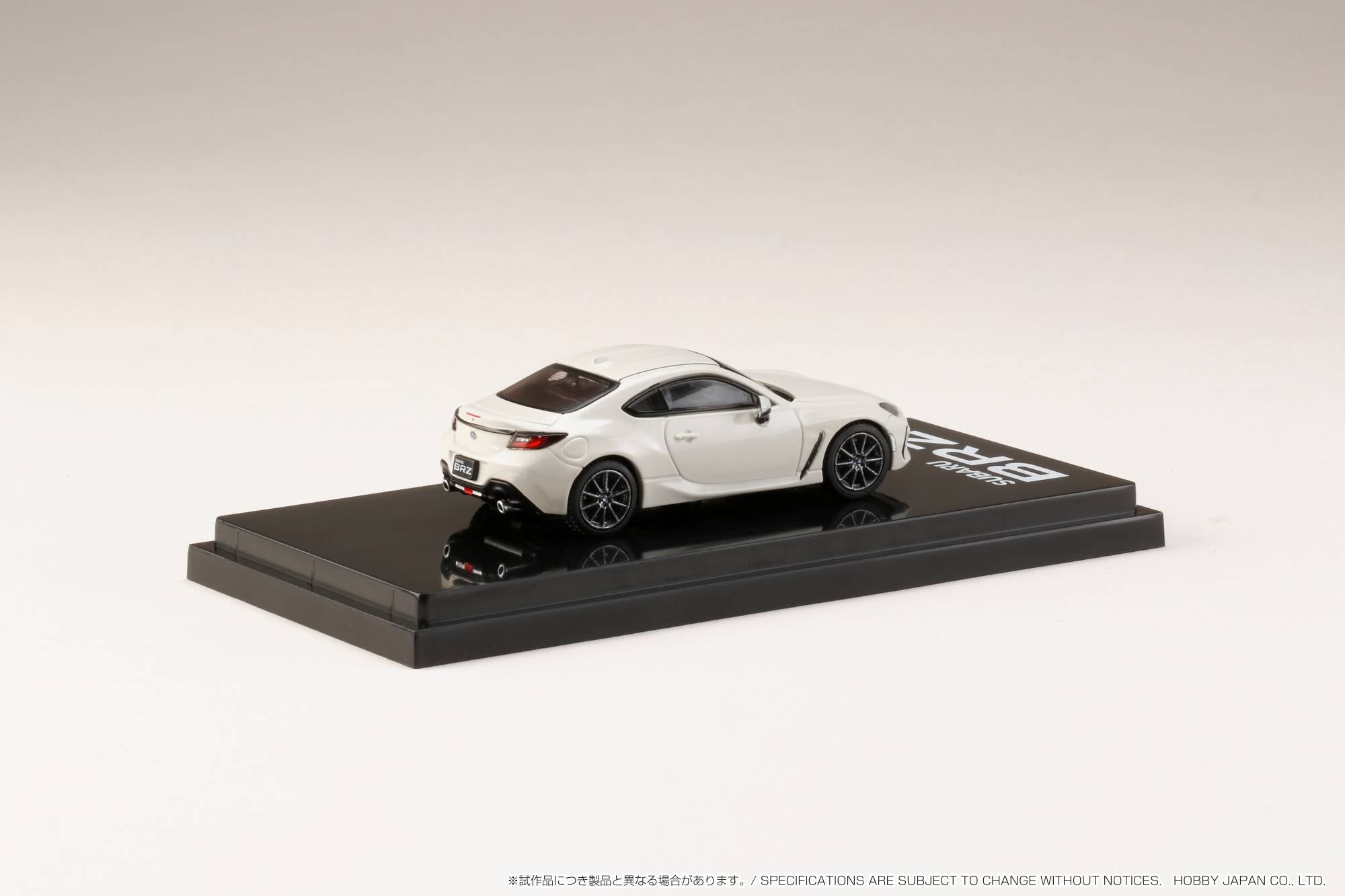 Hobby Japan 1/64 Subaru BRZ (ZD) S - Crystal White Pearl - Toy Space Diecast Online Store Singapore