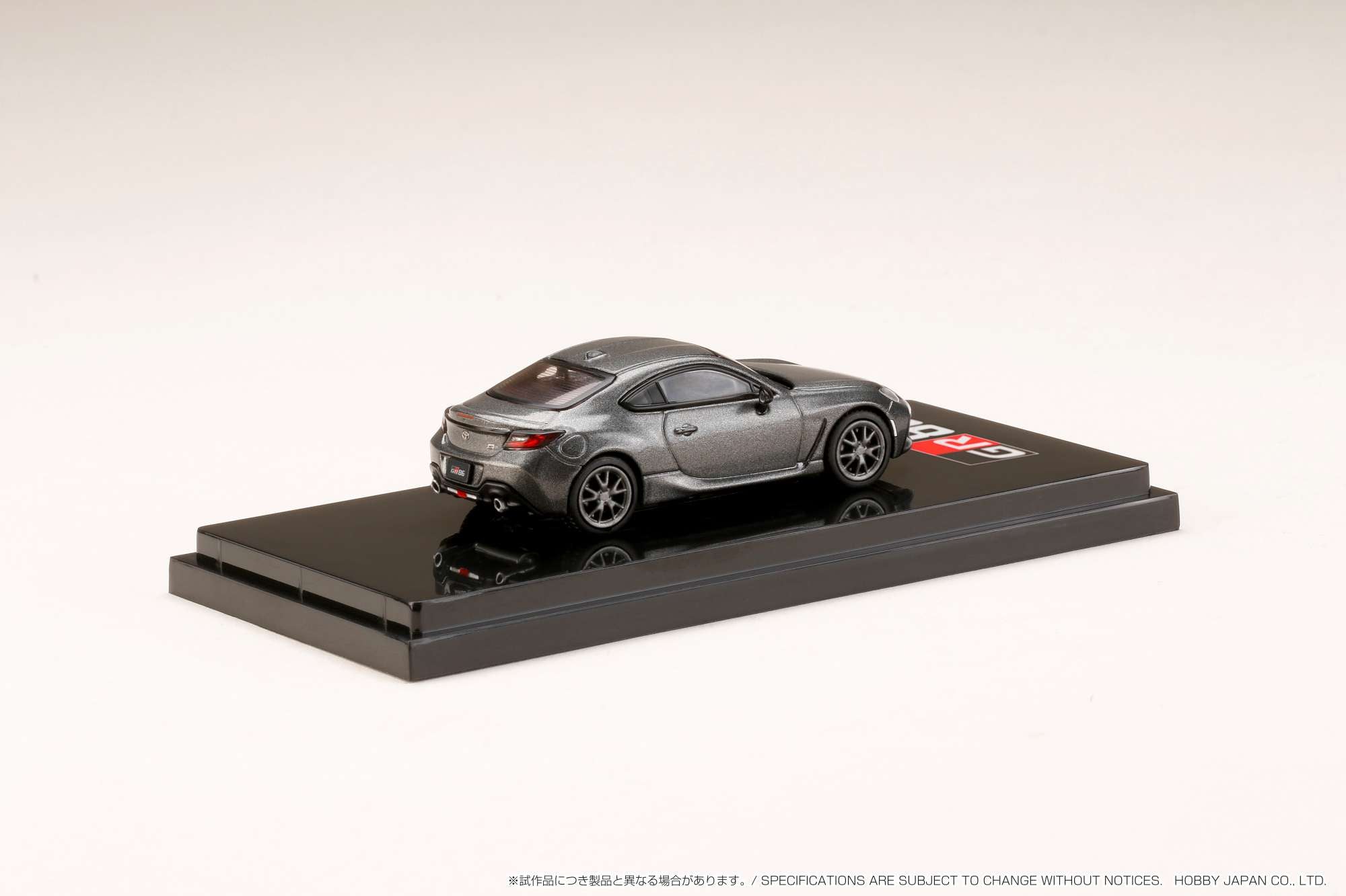 Hobby Japan 1/64 Toyota GR86 RZ Customized Version - Magnetite Gray Metallic - Toy Space Diecast Online Store Singapore