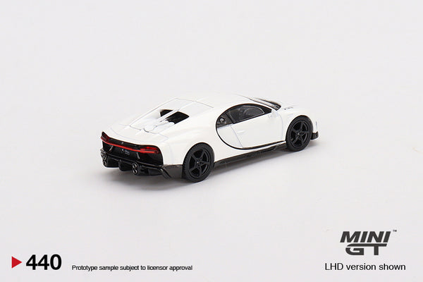 Mini GT Bugatti Chiron Super Sport White (LHD) - Toy Space Diecast Online Store Singapore
