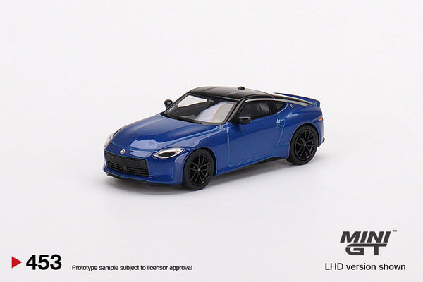 Mini GT Nissan Z Performance 2023 Seiran Blue (LHD) - Toy Space Diecast Online Store Singapore