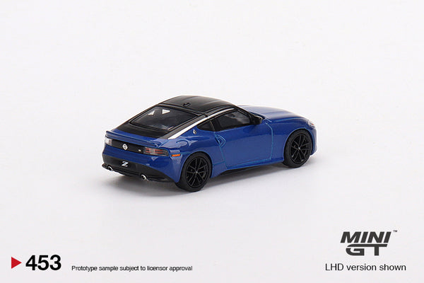 Mini GT Nissan Z Performance 2023 Seiran Blue (LHD) - Toy Space Diecast Online Store Singapore