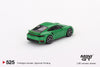 Mini GT Porsche 911 Turbo S Python Green (RHD)