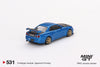 Mini GT Nissan Skyline GT-R (R34) Top Secret Bayside Blue (RHD)