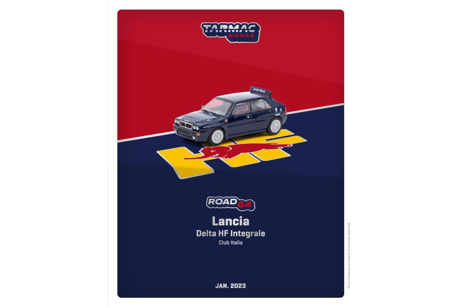 Tarmac Works 1/64 Lancia Delta HF integrale Club Italia - ROAD64