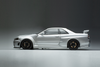 PopRace 1/12 Nissan GT-R Z Tune Silver With Engine
