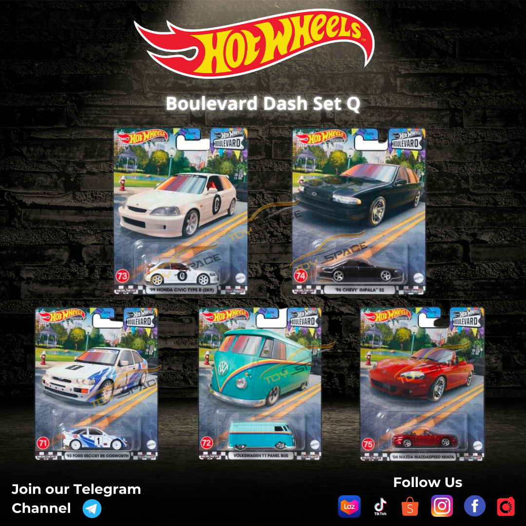 Hot Wheels Boulevard Dash Set Q (GJT68-956Q)