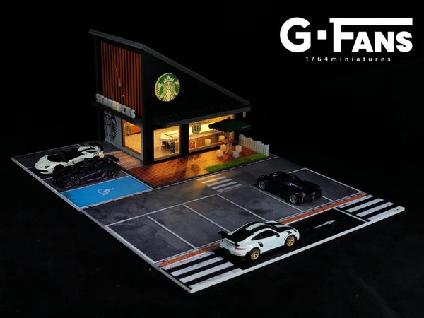 G-Fans 1/64 Starbucks Building Diorama [710025]