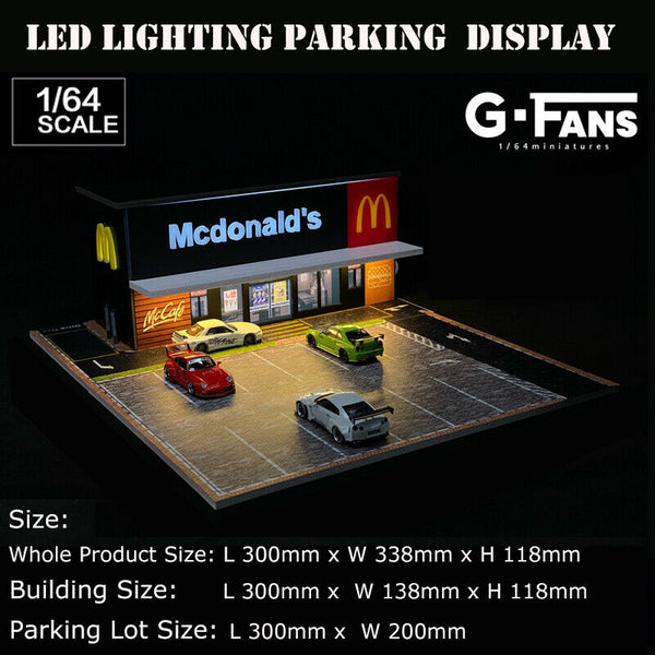 G-Fans 1/64 McDonald's Building Diorama [710013]
